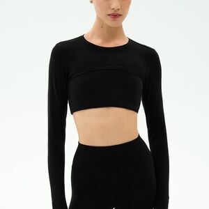 Splits59 Amelia Airweight Lite Shrug, Black, M